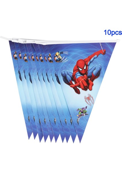 MASK-10PCS Disney Örümcek Adam Parti Bebek Duş Dekorasyon Çocuk Doğum Günü Banner Saman Bardak Plaka Kaşık Çatal Patlamış Mısır Kutusu Masa Örtüsü Malzemeleri (Yurt Dışından) fırsatları