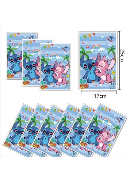 10 Adet Giftbag Pembe Mavi Lilo ve Dikiş Hawaii Aloha Sofra Doğum Günü Parti Malzemeleri Bebek Duş Süslemeleri Için Tropikal Kağıt Tabaklar (Yurt Dışından) modelleri