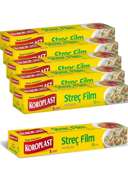 Streç Flim 15 mt x 6 Paket fiyatları