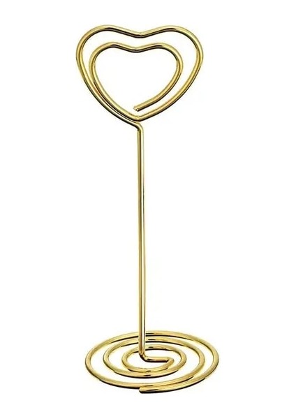 Altın 85MM-KALP Düğün Masa Numarası Tutucu Standları Adı Oturma Etiketleri Yer Kartı Klipleri Fotoğraf Resim Kartları Ekran Standı Masaüstü Dekorasyon (Yurt Dışından)