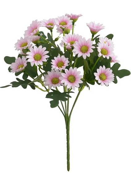 A-38PINK Yapay Çiçekler Bitkiler 31 cm Güneş Çiçeği Renkli Küçük Papatya Ipek Ev Bahçe Dekorasyon Krizantem Düğün Dıy Parti (Yurt Dışından)