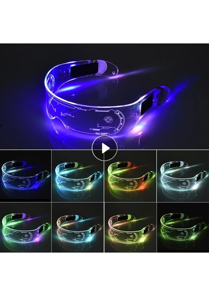 Kırmızı LED Işıklı Renkli Gözlük LED Gözlük El Tel Neon Işık Up Vizör Gözlük Bar Parti Gözlük Cadılar Bayramı Noel Partileri Için (Yurt Dışından) fiyatları