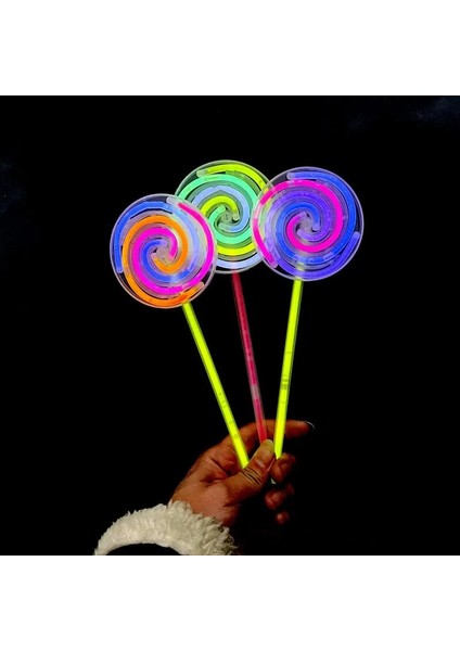 20 Adet Işık Çubuğu Aydınlık Lolipop Dönen Fırıldak Gece Parlayan Işık Çubuğu Mutlu Doğum Günü Partisi Dekoru Let's Glow Floresan Balon Çocuklar Favor (Yurt Dışından) modelleri
