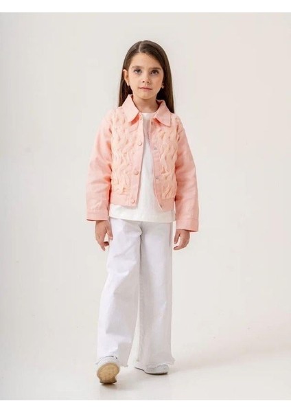 Kız Çocuk Ikili T-Shirt Ceket Takım