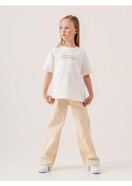 Kız Çocuk Leopar Desenli Kot Ceket Içi T-Shirt Takım modelleri