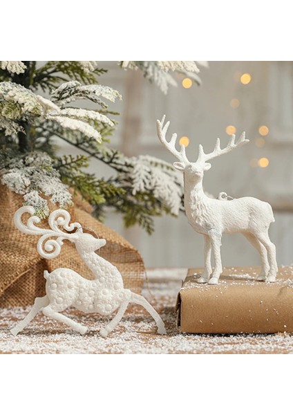 1 Adet N Yeni Noel Ağacı Süsleri Kolye Noel Ağacı Beyaz Elk Kar Tanesi Süsler Ev Asılı Dekorasyon 2022 Yeni Yıl Partisi Deco (Yurt Dışından) fiyatları