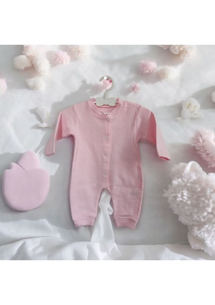 Pembe Çıtçıtlı Kız Tulum