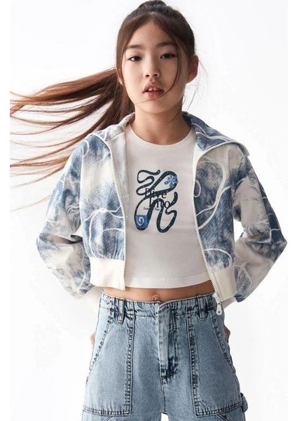 Kız Çocuk Balıkçı Yaka Fermuarlı Ince Ceket fiyatları