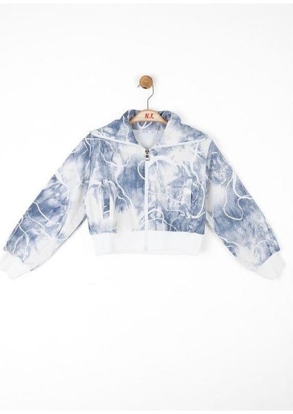 Kız Çocuk Balıkçı Yaka Fermuarlı Ince Ceket modelleri