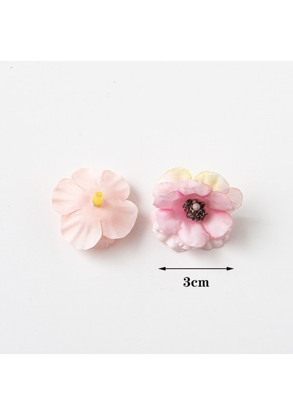 Açık Pembe 30 Adet 100 Adet Noel 3 cm Papatya Çiçek Kafa Yapay Çiçek Düğün Parti Noel Ev Dekorasyon Zanaat Sahte Çiçek Dekor (Yurt Dışından) modelleri