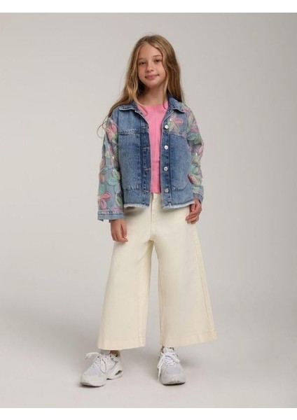 Kız Çocuk Tasarım Kot Ceket fırsatları