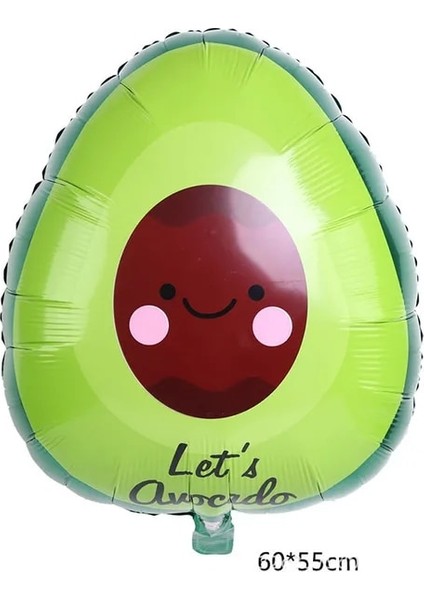 Avokado Balon Komik Kaktüs Tek Kullanımlık Plaka Tropikal Parti Kağıt Tabak Yaprak Meksika Kaktüs Doğum Günü Partisi Hawaii Luau Parti Alpaka (Yurt Dışından)