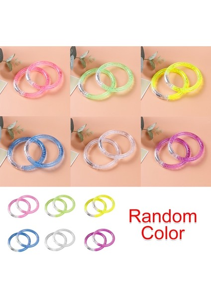 LED Bilezikler 10 Adet 10 Adet Glow Sticks Bilezikler Flaş Renkli LED Parti Aydınlık Bilezik Cadılar Bayramı Noel Düğün Doğum Günü Partisi Malzemeleri Için (Yurt Dışından)