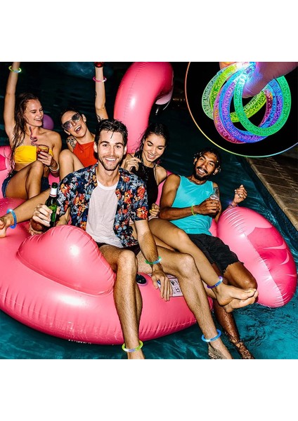 LED Bilezikler 10 Adet 10 Adet Glow Sticks Bilezikler Flaş Renkli LED Parti Aydınlık Bilezik Cadılar Bayramı Noel Düğün Doğum Günü Partisi Malzemeleri Için (Yurt Dışından) indirimleri