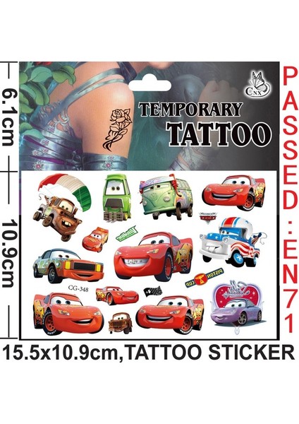 TATTOO-348 Yeni Arabalar Doğum Günü Partisi Süslemeleri Çocuk Favori Yarış Arabası Yıldırım Mcqueen Kağıt Bardak Tabak Peçete Oğlan Kız Dıy Parti Malzemeleri (Yurt Dışından)