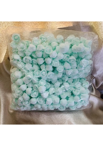 Nane Yeşili 50 50/100/200/500 Adet 3 cm Köpük Gül Ayı Yapay Çiçekler Diy Hediyeler Kutusu Düğün Dekoratif Noel Ev Dekor 20 Renk (Yurt Dışından)