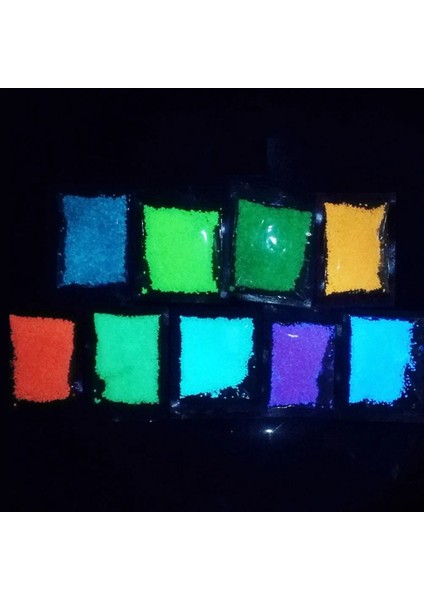 Yeşil Renkli Gece Lambası Kum Süper Parlak Mikro Görünüm Gece Lambası Kum Karanlıkta Glow Kumlama Parlayan Sahne Dekor Parti Için (Yurt Dışından)