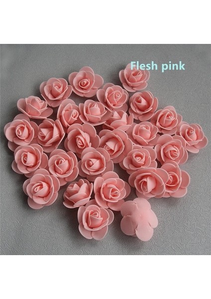 Eti Pembe 100 50/100/200/500 Adet 3 cm Köpük Gül Ayı Yapay Çiçekler Diy Hediyeler Kutusu Düğün Dekoratif Noel Ev Dekor 20 Renk (Yurt Dışından)
