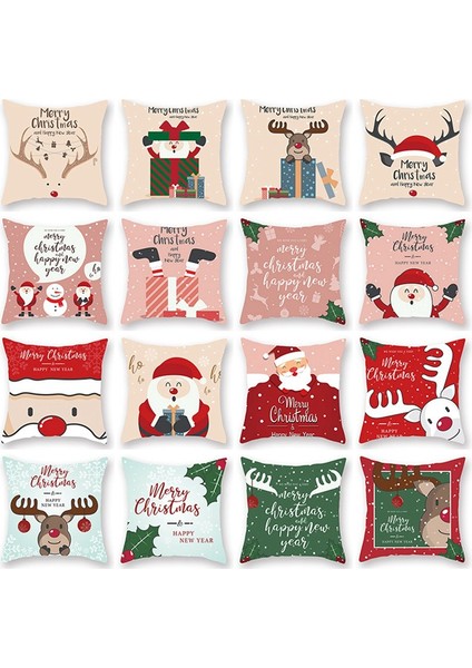 53 Merry Christmas Minder Örtüsü Noel Baba Elk Noel Dekorasyonu Ev Için 2022 Noel Süsleri Natal Navidad Yeni Yıl 2023 (Yurt Dışından)