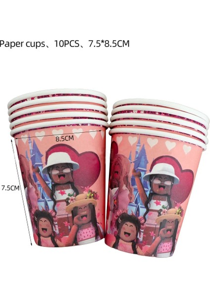 Mutlu Yıllar Bayrağı Robot Oyunu Mutlu Doğum Günü Dekorasyon Sofra Seti Kağıt Tabak Bardak Saman Parti Malzemeleri Lateks Balon Bebek Duş Dekorasyon (Yurt Dışından) modelleri