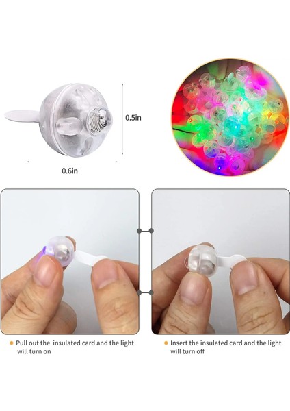Sıcak Beyaz 20 Adet LED Balon Işık, Minik LED Işık Mini Yuvarlak LED Top Lamba, Bar Fener Noel Düğün Süslemeleri, Doğum Günü Dekoru (Yurt Dışından)