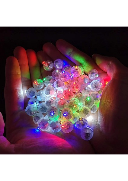 Sıcak Beyaz 20 Adet LED Balon Işık, Minik LED Işık Mini Yuvarlak LED Top Lamba, Bar Fener Noel Düğün Süslemeleri, Doğum Günü Dekoru (Yurt Dışından)