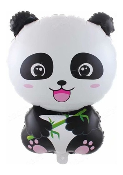 Balon-A Panda Doğum Günü Folyo Balonlar Doğum Günü Partisi Dekorasyon Çocuklar Kağıt Kutu Çanta Bardak Hayvan Şişme Balon Bebek Duş Dekor (Yurt Dışından)