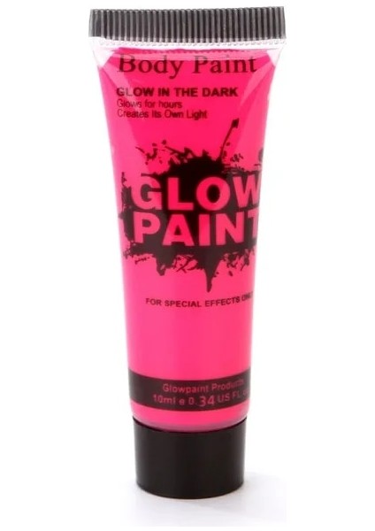1 Adet Pembe Siyah Işık Neon Parti Yüz ve Vücut Boyası Glow Panit Renk Güzellik Makyaj Vücut Boyası Uv Blacklight Neon Floresan Parti Malzemeleri (Yurt Dışından)