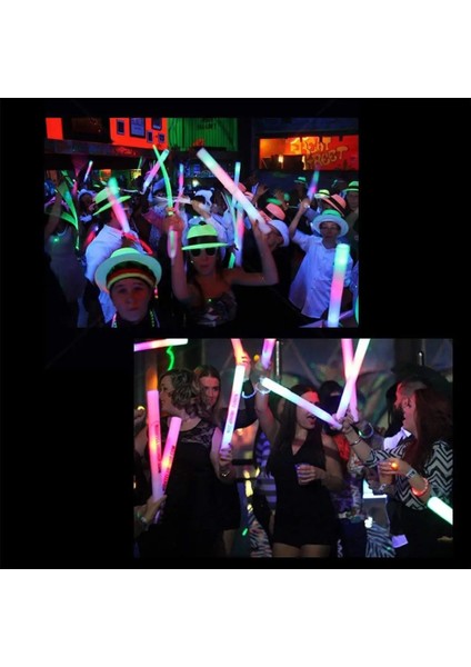 Renkli 1 Adet Köpük Parlak Çubuk Kolye LED Çok Renkli Elektronik Işıklı Çubuklar Parti Malzemeleri Parti Düğün Doğum Günü Konseri Için Noel (Yurt Dışından) indirimleri