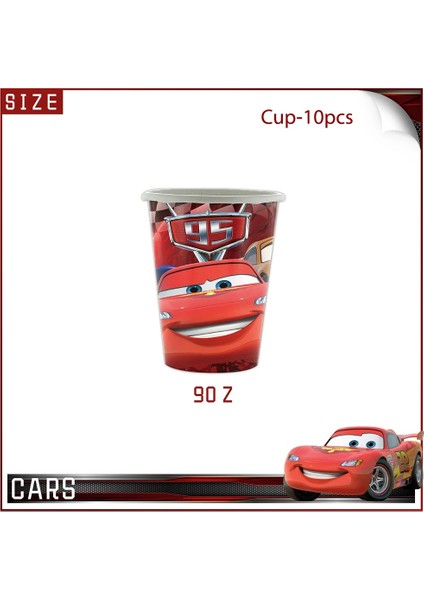 Balonlar-6 Adet Disney Araba Doğum Günü Partisi Süslemeleri Yıldırım Mcqueen Tek Kullanımlık Sofra Plakaları Masa Örtüsü Çocuklar Bebek Duş Parti Malzemeleri (Yurt Dışından) fiyatları