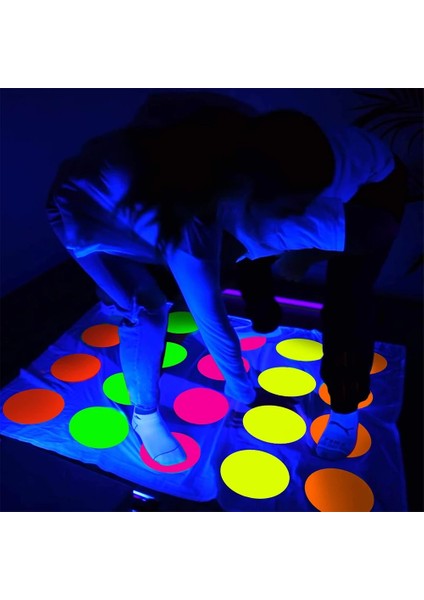 10 Adet 12 Inç Pembe Neon Kağıtlar Glow Kart Stoğu Dıy Dans Pisti Hareketleri Oyunları Klasik Twister Uv Reaktif Kart Stoğu Glow Parti Dekorasyon Malzemeleri (Yurt Dışından) modelleri