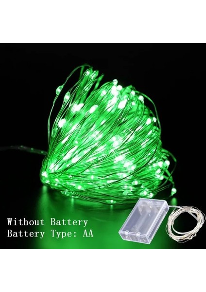 Dianchihe Yeşil 2 M 20LED 1 M/2 M/3 M/5 M/10 M Peri Dize Işıklar LED USB Açık Pil Kumandalı Garland Noel Süslemeleri Noel Yeni Yıl Süsler Dekor (Yurt Dışından)