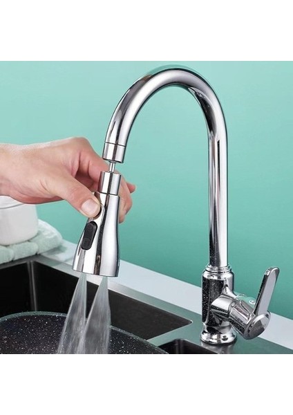 Metalik Musluk Başlığı 3 Fonksiyon indirimleri