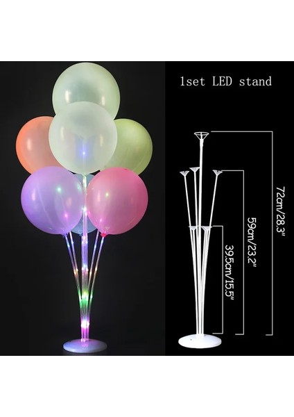 1 Takım Standı Balon Balonlar Aksesuarları Için Tutkal Nokta Balon Nokta Doğum Günü Düğün Parti Balonları Yapışkan Etiket Balonlar Standı Kemer Balon (Yurt Dışından)