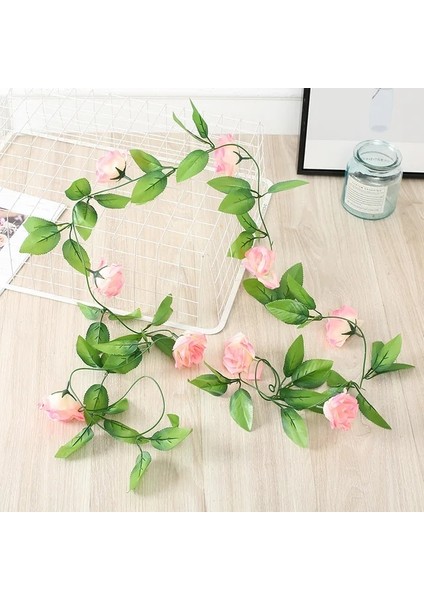 Uzunluk 230 cm 7 Ft 2 M Çiçek Dize Yapay Wisteria Vine Garland Bitkiler Yeşillik Açık Ev Firar Çiçek Sahte Çiçek Asılı Duvar Dekor (Yurt Dışından)