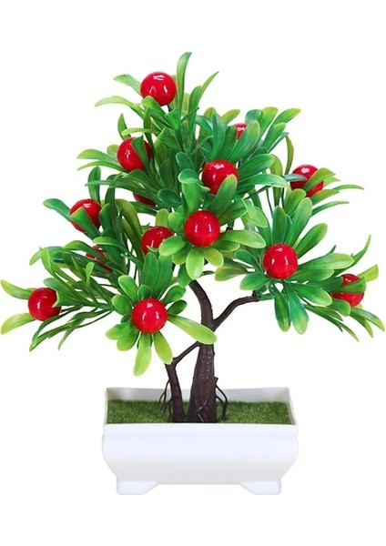 Çin Berry 1 Adet Yapay Meyve Portakal Ağacı Bonsai Meyve Ofis Bahçe Masaüstü Parti Dekor Ev Yapay Sahte Saksı Süsleme (Yurt Dışından)