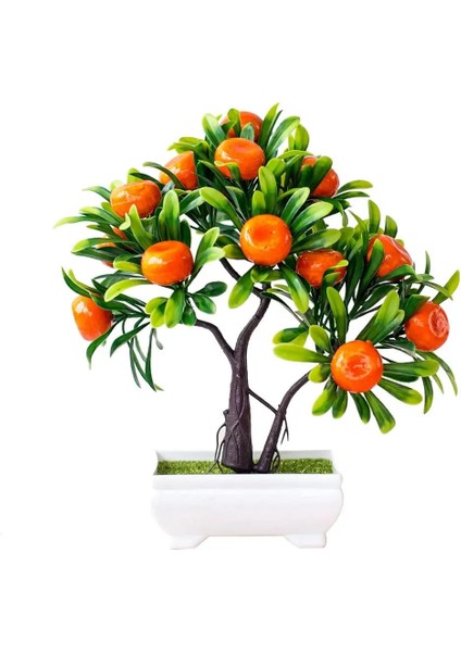 Çin Berry 1 Adet Yapay Meyve Portakal Ağacı Bonsai Meyve Ofis Bahçe Masaüstü Parti Dekor Ev Yapay Sahte Saksı Süsleme (Yurt Dışından)