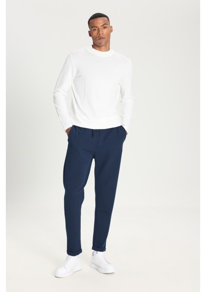 Standart Fit Normal Kesim Cepli Esnek Örme Pantolon