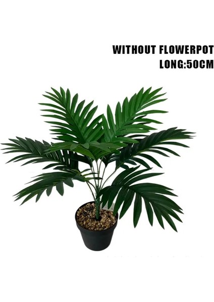 50 cm Yapay Bitki Büyük Dağınık Kuyruk Ayçiçeği Tropikal Bitkiler Kapalı Açık Ev Bahçe Sahte Bitki Zemin Dekor Plastik Ağaç (Yurt Dışından)