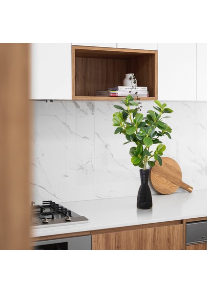 Kamelya Yaprakları Dekoratif Yapay Ficus Bitkileri Ev Dekoru Için Uzun Dallı Sahte Yeşillik Iç Estetik Için (Yurt Dışından) fırsatları