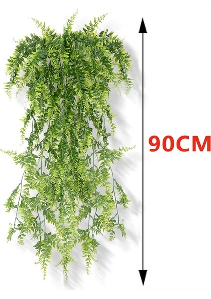 x F1065E 50-105 cm Yapay Asılı Çiçek Bitki Sahte Asma Söğüt Rattan Çiçek Yapay Asılı Bitki Ev Bahçe Duvar Dekorasyonu Için (Yurt Dışından)