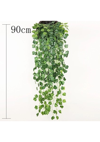 x F1065E 50-105 cm Yapay Asılı Çiçek Bitki Sahte Asma Söğüt Rattan Çiçek Yapay Asılı Bitki Ev Bahçe Duvar Dekorasyonu Için (Yurt Dışından)