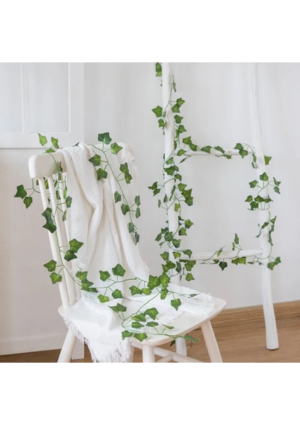 Stil 1 210 cm Yapay Asılı Noel Garland Bitkiler Asma Yaprakları Yeşil Ipek Açık Ev Düğün Parti Banyo Bahçe Dekorasyon (Yurt Dışından) fırsatları