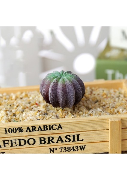 Stil-K Mor Mini Yapay Succulents Bitkiler Mor Sahte Çiçekler Açık Bahçe Dıy Ev Masa Dekorasyon Için Simülasyon Akın (Yurt Dışından)