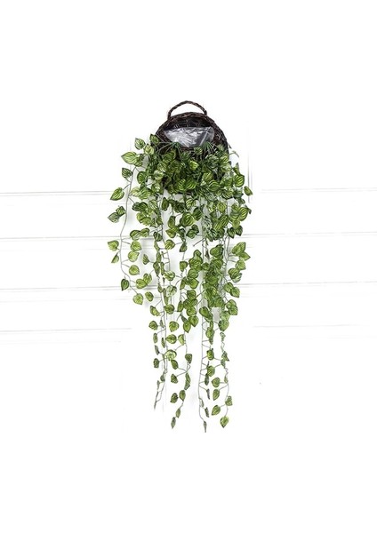 A17 Yapay Bitki Sarmaşıklar Duvar Asılı Simülasyon Rattan Yapraklar Dalları Yeşil Bitki Sarmaşık Yaprağı Ev Düğün Dekorasyon Bitki-Sonbahar (Yurt Dışından)