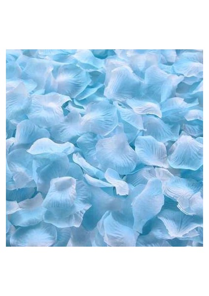 Açık Mavi 100 Adet 100/500/1000 Adet Yapay Gül Yaprakları Romantik Yapay Çiçek Ipek Yaprakları Sevgililer Günü Düğün Çiçek Petal Dekorasyon (Yurt Dışından)