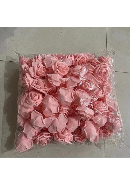 Eti Pembe 20 20/30/50 Adet 8 cm Yapay Pe Köpük Gül Çiçek Başkanları Gelin Buketi Çiçek Düğün Parti Için Dekoratif Scrapbooking Dıy Çiçek (Yurt Dışından)