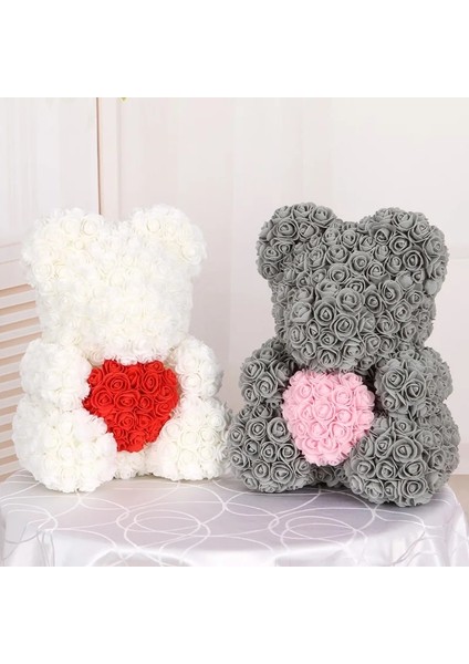 Stil 5 200 Parça 50/100/200 Parça Oyuncak Ayı Güller 3 cm Köpük Düğün Dekoratif Noel Dekor Ev Için Diy Hediyeler Kutusu Yapay Çiçekler (Yurt Dışından)