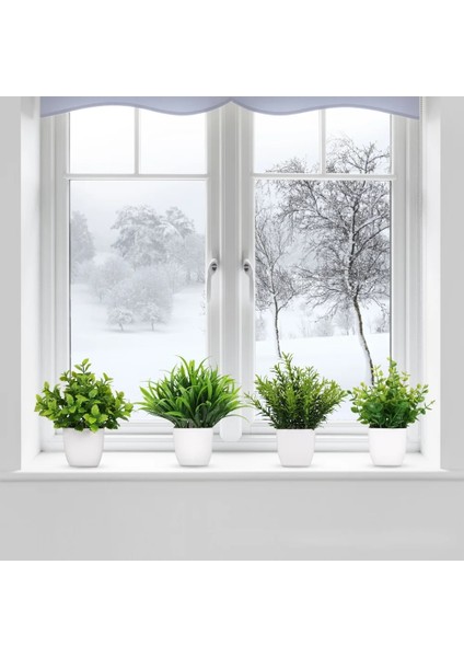 Stil 7 Yapay Bonsai Yeşil Sahte Bitki Okaliptüs Yaprağı Saksı Süsler Kapalı Yatak Odası Ev Bahçe Dekorasyon Için Yapay Bitkiler (Yurt Dışından)