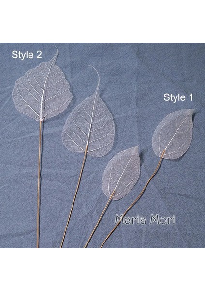 Açık Mor 5 Adet (45-50 cm ) Ev Dekorasyon Lucency Yapraklar Doğal Yaprak Damar Ölümsüz Yapay Çiçekler Düğün Masa Dekorasyon Tel Kök (Yurt Dışından)